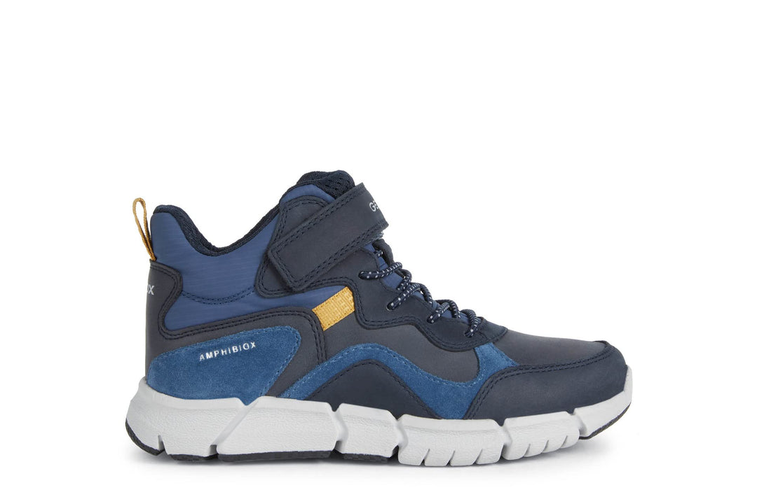 Geox Unisex Kinder J Flexyper Boy B AbxAnkle Boot 29 EU Navy Avio, 29 EU Navy Avio