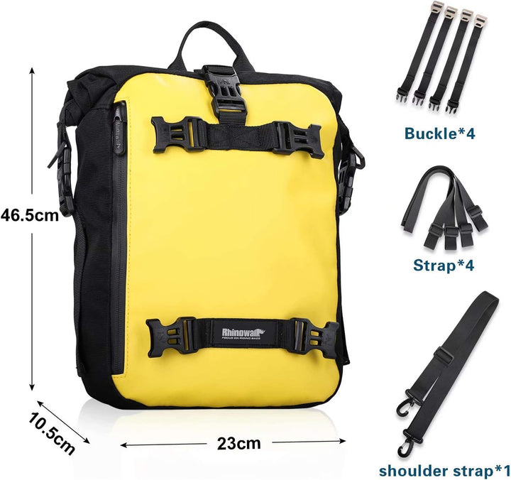 Rhinowalk Multifunktional Motorradtasche Motorradgepäck 10/20/30L Motorrad Pannier Satteltaschen Gep