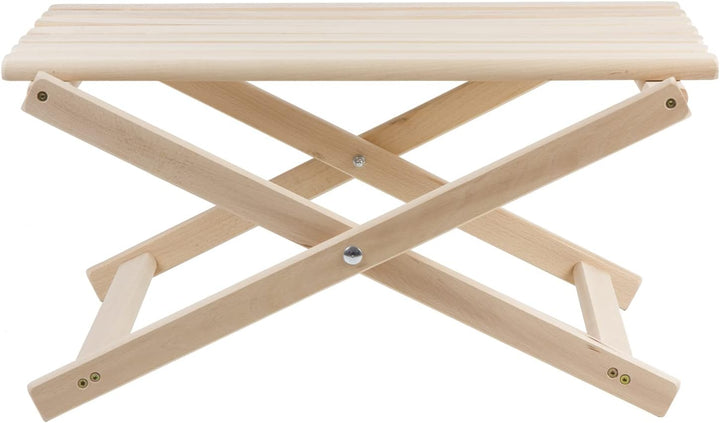 Couchtisch Beistelltisch für Liegestühle aus hochwertigem Buchenholz für Strand, Garten, Balkon und