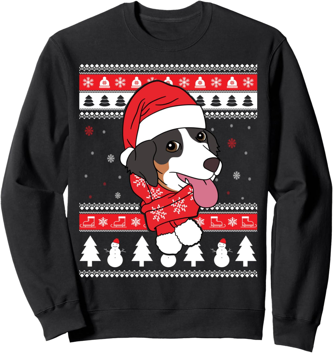 Australian Shepherd Lustiger Hund Hässliche Weihnachten Sweatshirt