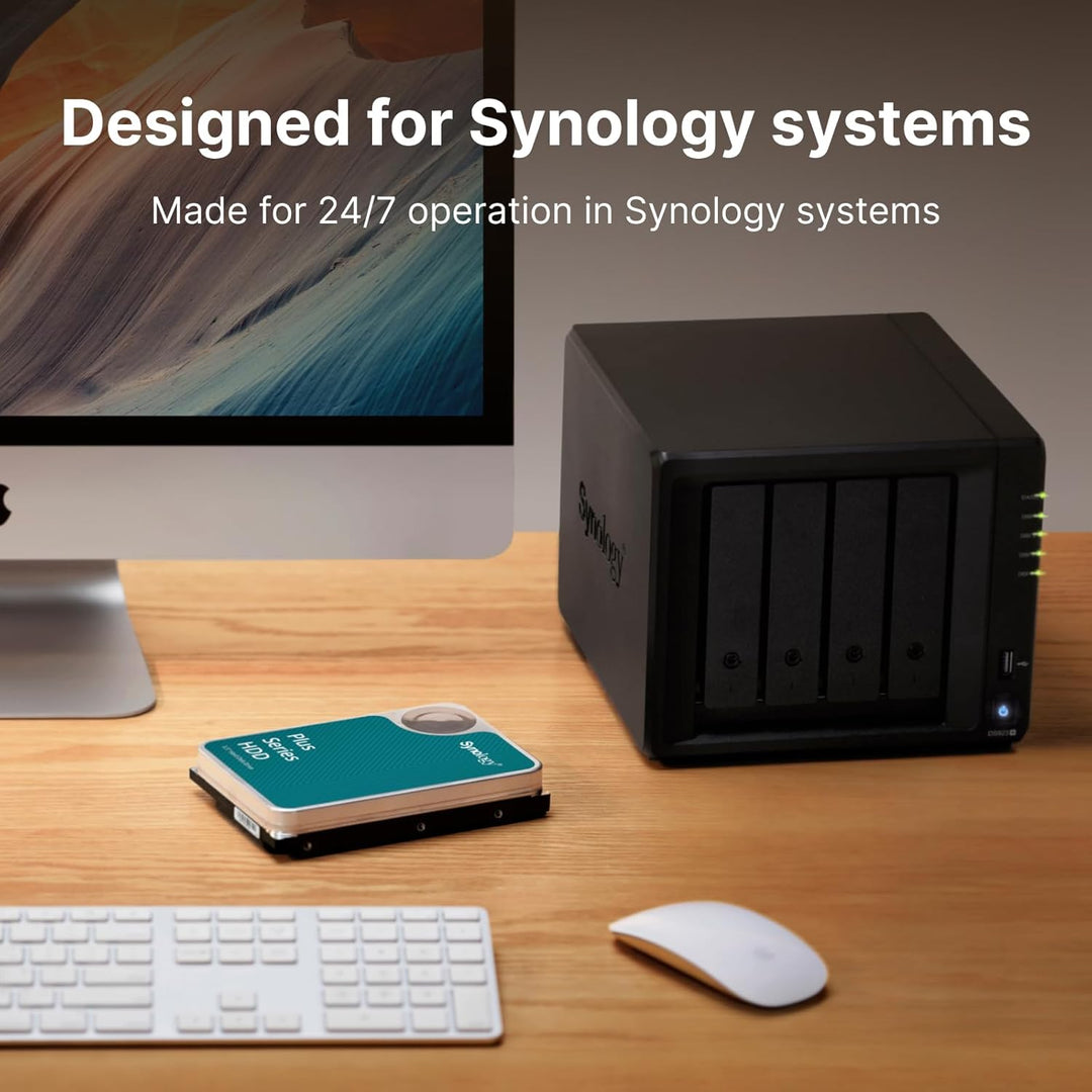 SYNOLOGY 4 TB HAT3300 HDD – 1 Million Stunden MTBF, 180 TB/Jahr Arbeitslast, 5400 PRM, 4 TB