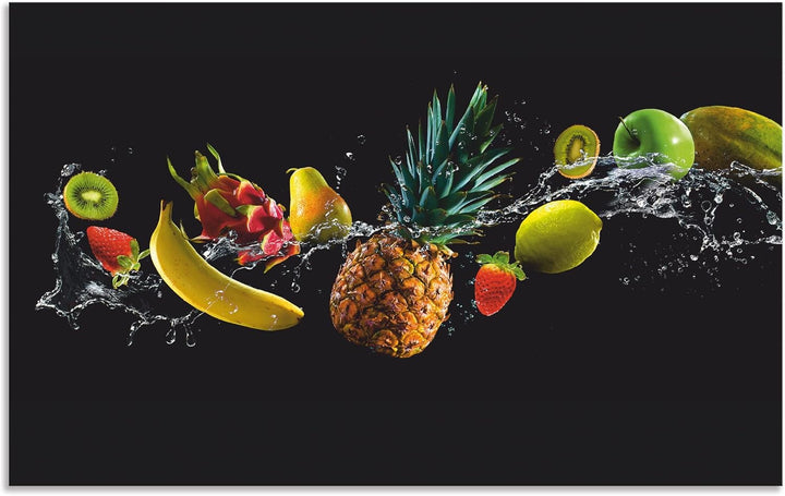 ARTland Küchenrückwand Alu 80x50 cm (BxH) viele weitere Grössen Spritzschutz Küche für Herd Spüle De
