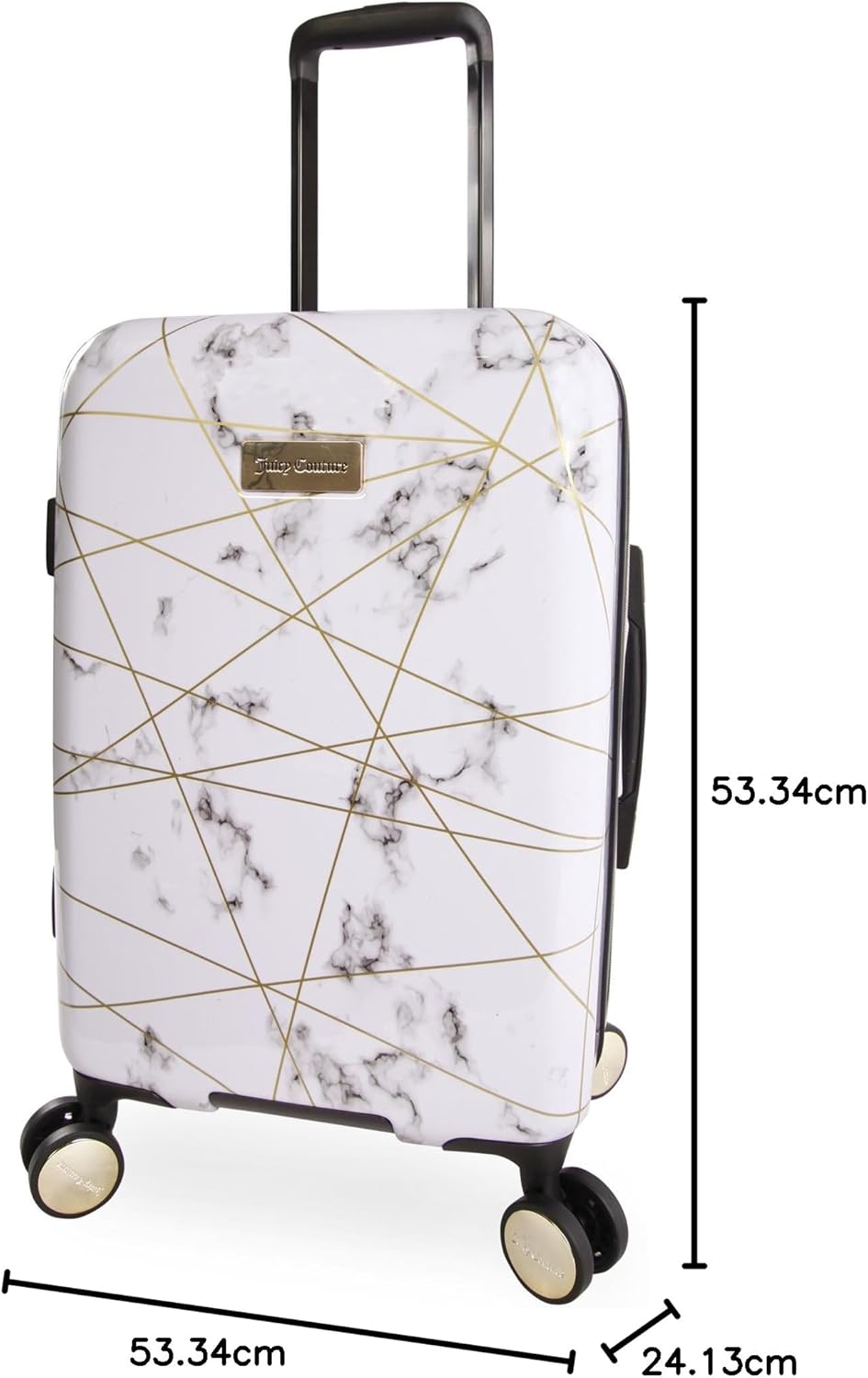 Juicy Couture Vivian Spinner 53,3 cm, Marmor-Web. (Weiss) - JC-PC-10121-MBWB, Marmor-web.
