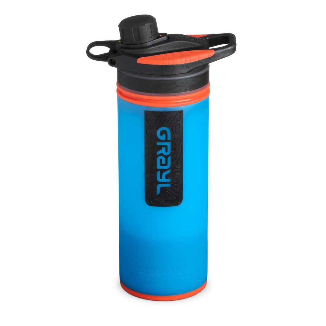 GRAYL GeoPress 710ml Outdoor Wasserfilter Trinkwasser I Eliminiert 99,99% aller Bakterien und Viren