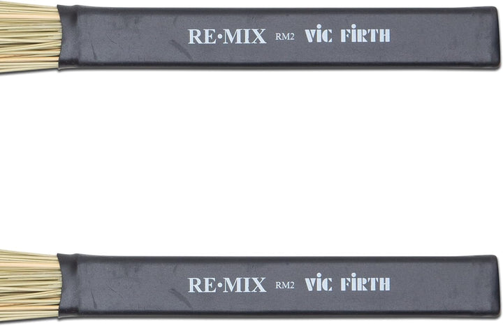 Vic Firth REˑMIX Brushes - African Grass - Medium Soft RM2 - Afrikanisches Gras, RM2 - Afrikanisches