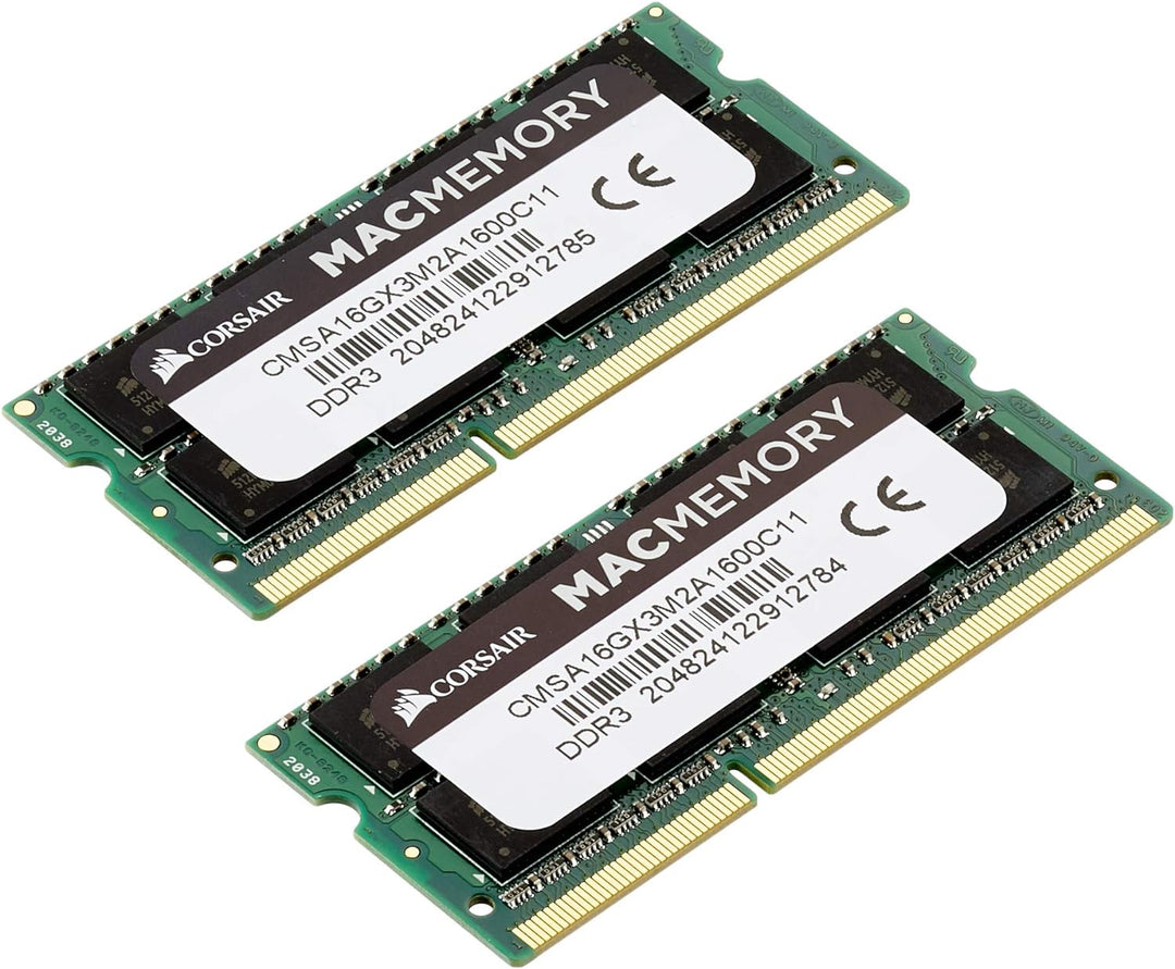 Corsair Mac Memory SODIMM 16GB (2x8GB) DDR3L 1600MHz CL11 Speicher für Mac-Systeme, Apple-Qualifizie