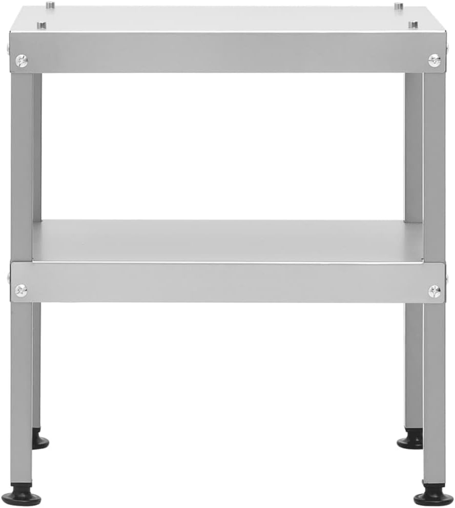 INLIFE Tisch für Räucherofen 40x28x44,5 cm Verzinkter Stahl,3,63 KG,364747
