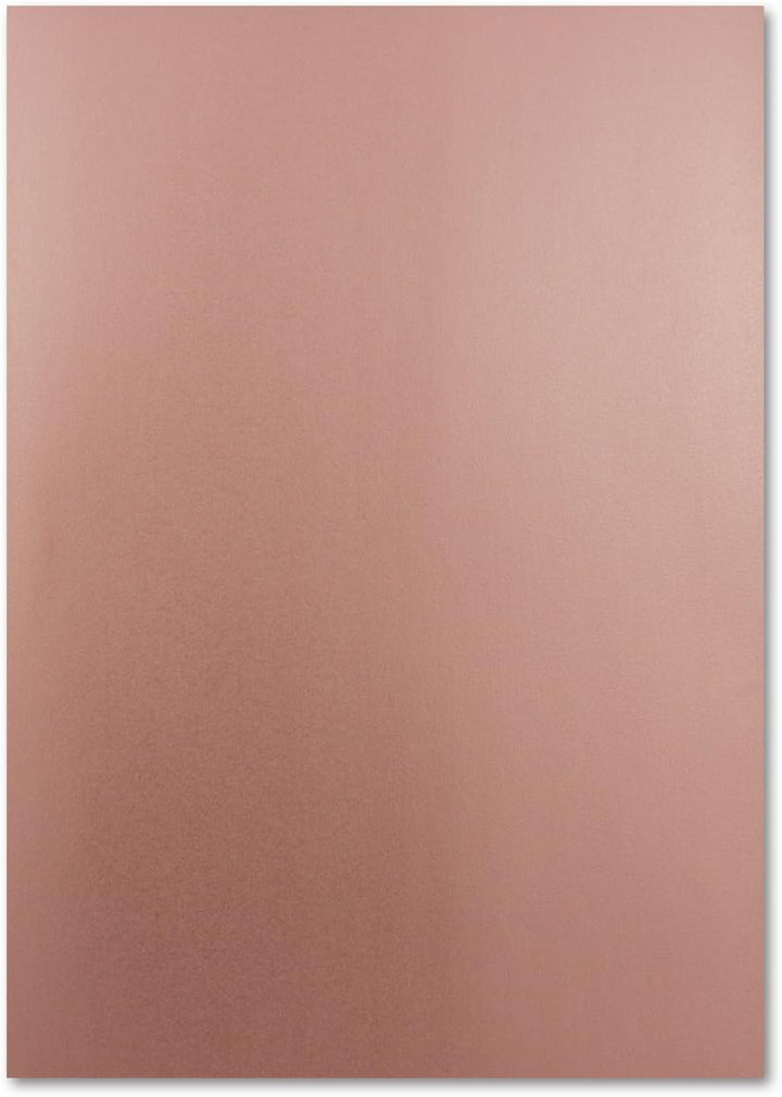 Metallic Papier DIN A4 21,0 x 29,7 cm - Bronze Metallic - 100 Stück - glänzendes Bastelpapier 90 g/m