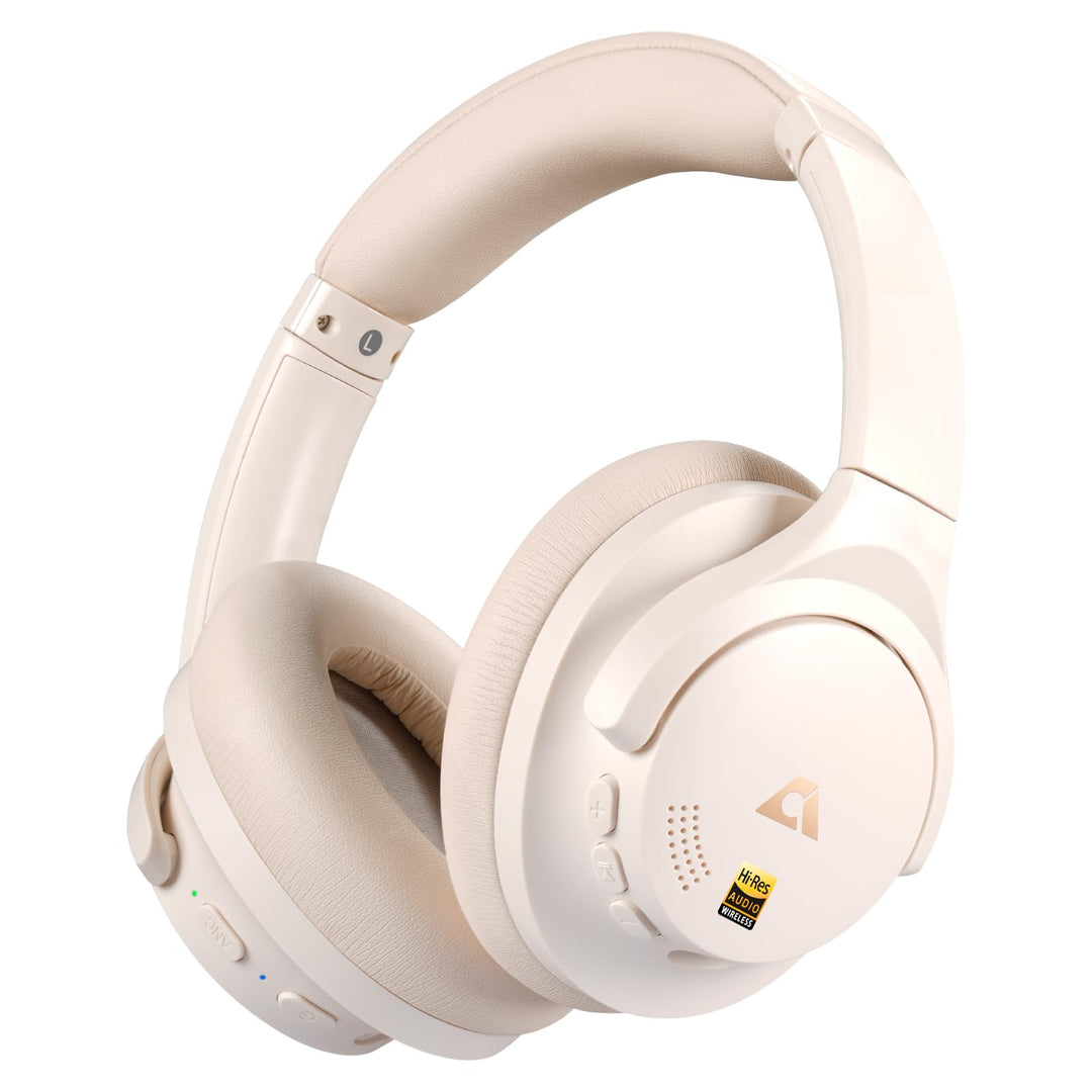 1Mii AI Y8+ Kabellose Bluetooth 6.0 Kopfhörer, Hybrid Active Noise Cancelling, LDAC Hi-Res Audio, 10
