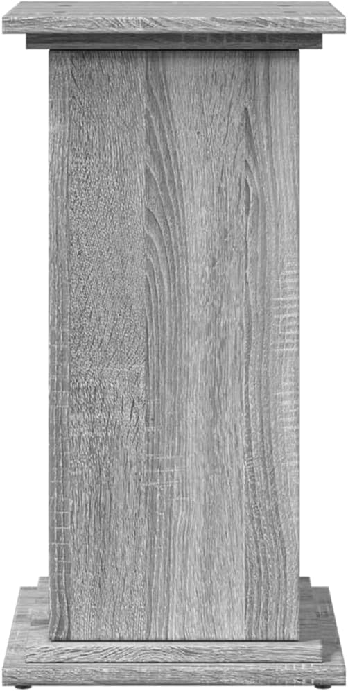 vidaXL Postament mit Stauraum Grau Sonoma 31x30x60 cm Holzwerkstoff