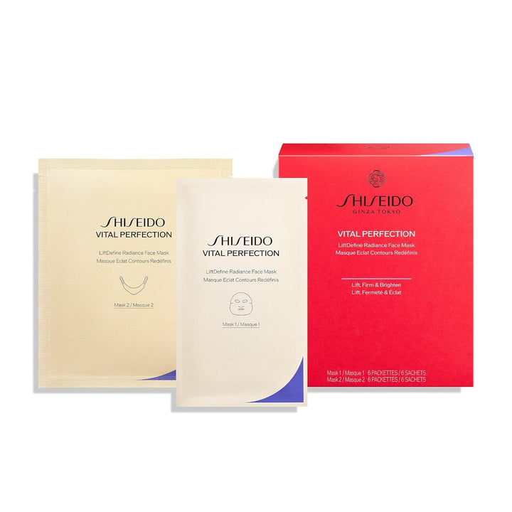 Shiseido Vital Perfection Liftdefine Radiance Face Mask 6 Pcs