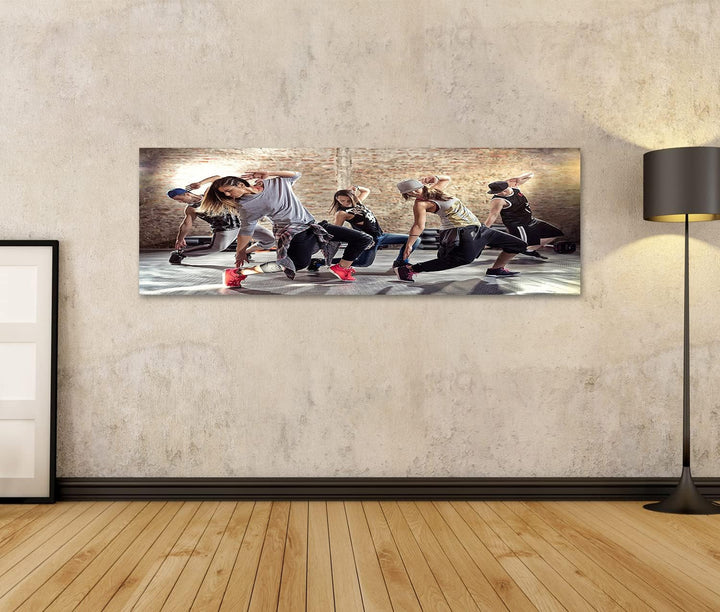 islandburner Bild auf Leinwand Break Dance Gruppe Tanz Unterricht Bilder Wandbilder Poster Leinwand