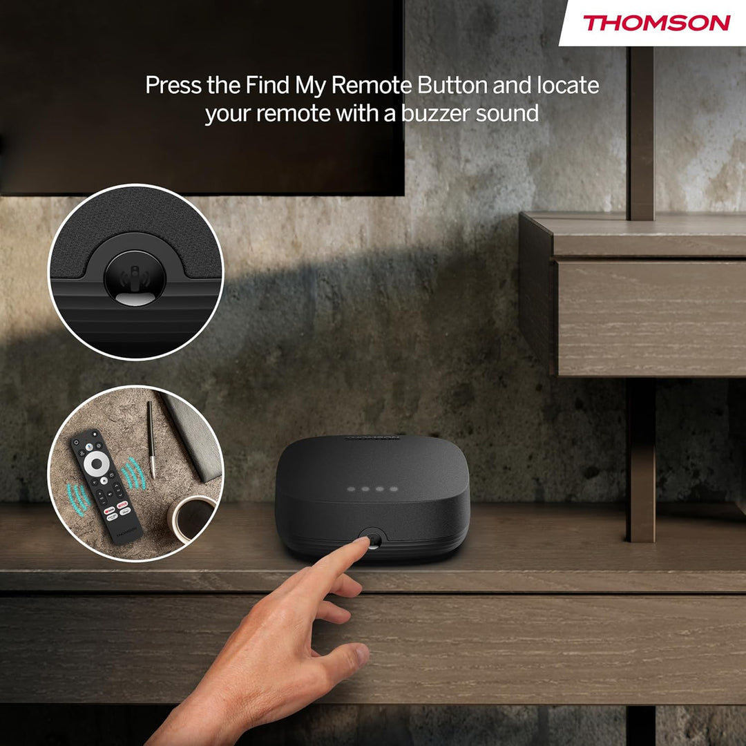 THOMSON Streaming Box Plus 270, Google TV, 4K UHD, Sprachsteuerung, Voice Control, Google Cast, Netf