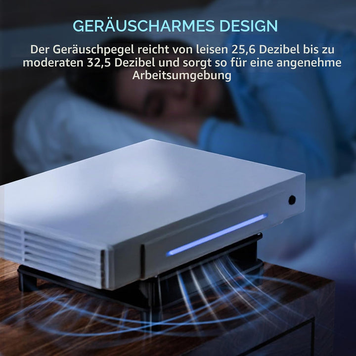 2 Stück Mini Abluftventilator 120mm, DC12V Rauchabzug Ventilator, Mini Absaugventilator 2750rpm, Axi