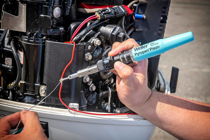 Weller Pyropen Piezo Gaslötkolben 500°C 2h inkl. Gasflasche, inkl. Lötspitze, inkl. Piezozünder