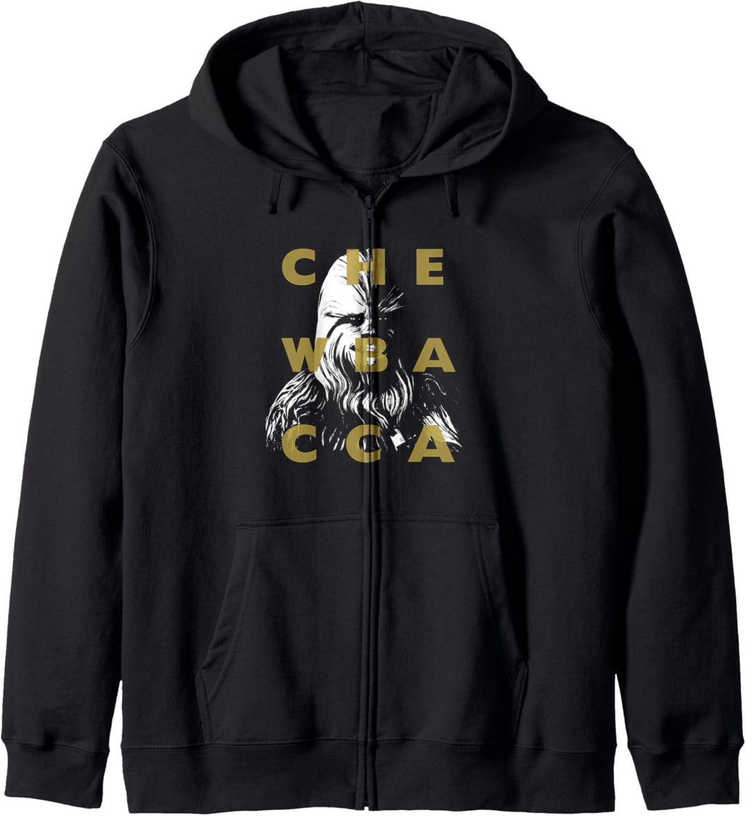Star Wars: Clone Wars Chewbacca Text Overlay Kapuzenjacke