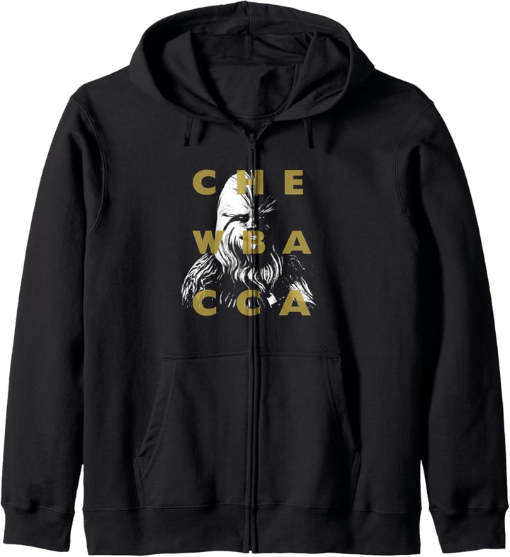 Star Wars: Clone Wars Chewbacca Text Overlay Kapuzenjacke