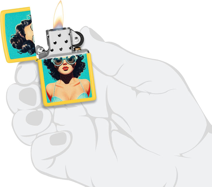 Zippo Feuerzeug Gelb, Gelb