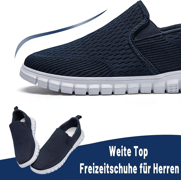 Oltyutc Herren Sneakers Slip On Schuhe Laufschuhe Sportschuhe Tennisschuhe Walkingschuhe Bequem Atmu