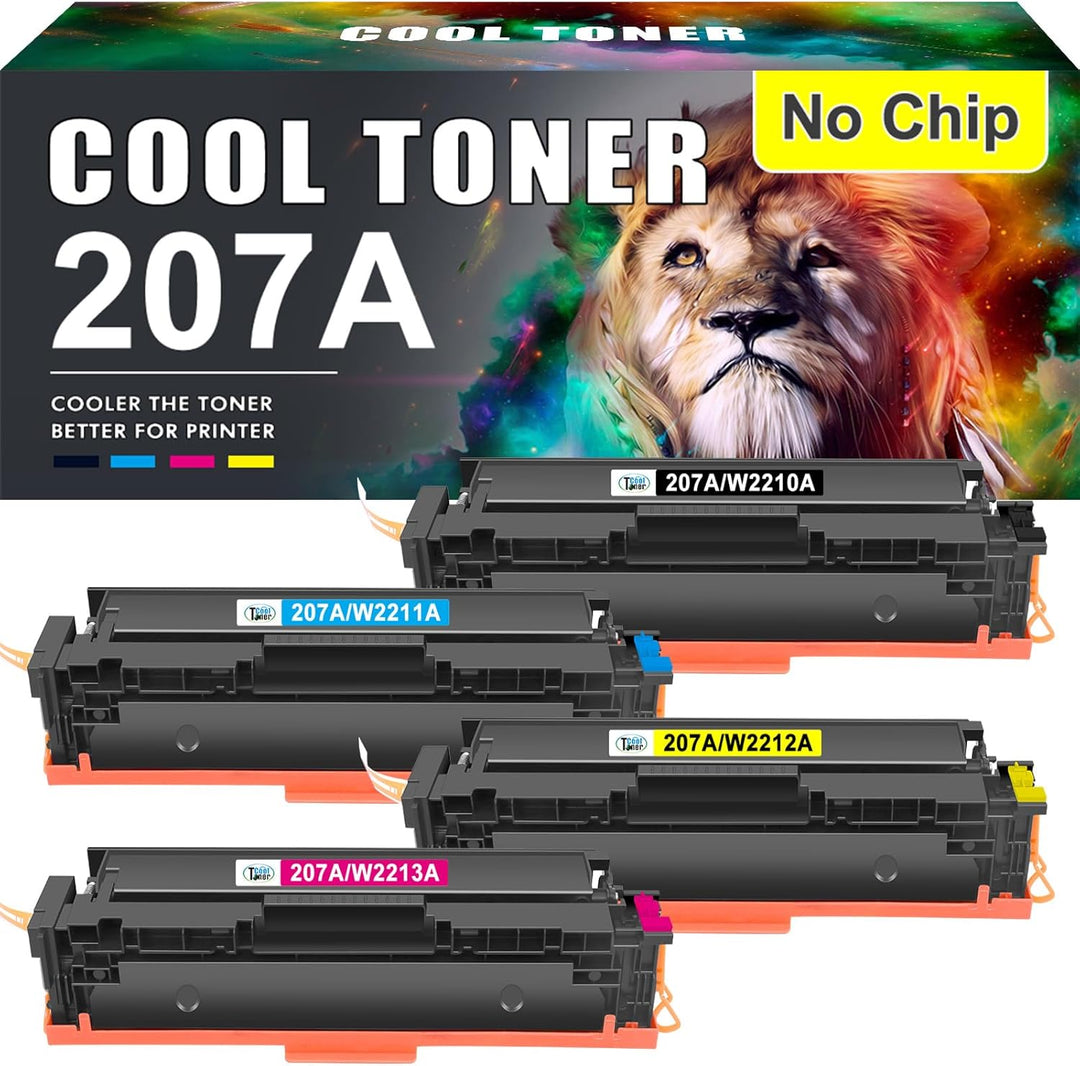 Cool Toner 207A Kompatible Tonerkartusche als Ersatz für HP 207A 207X Color Laserjet Pro MFP M283fdw