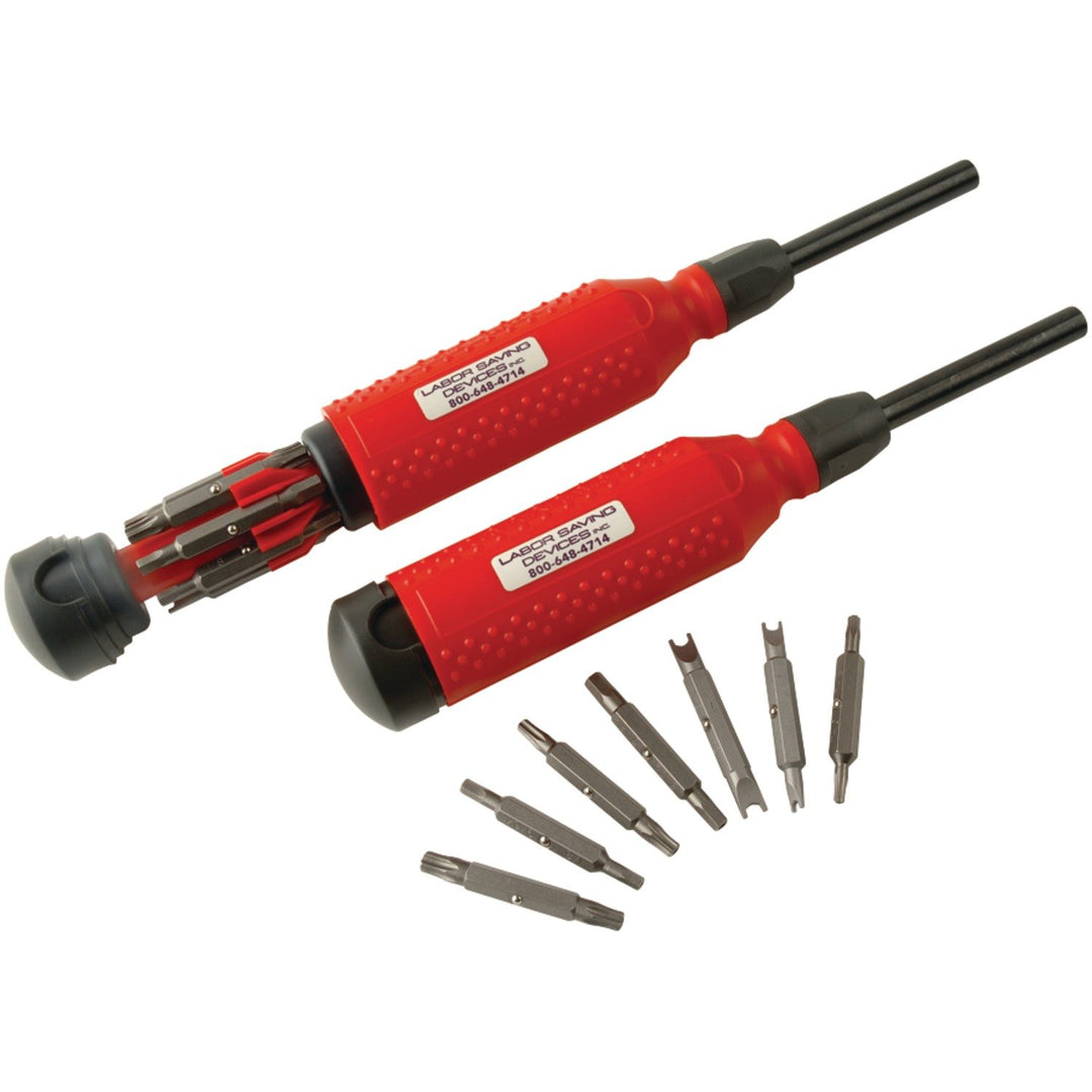 LABOR SAVING DEVICES 51-150 MegaPro 15-in-1 manipulationssicherer Bit-Schraubendreher
