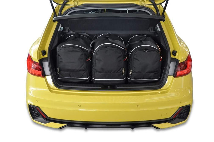 KJUST Dedizierte Kofferraumtaschen 3 stk kompatibel mit AUDI A1 II (GB) 2018+