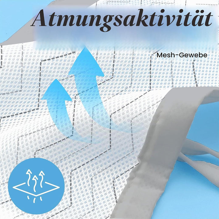 WYSWYG® Atmungsaktive Babybett Umrandungen für Sicherheit &amp; Komfort, Premium Bettumrandung Babybett