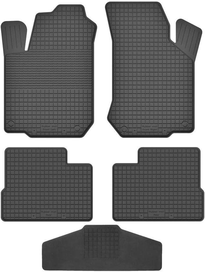 Fussmatten Vorne, Hinten + Tunnel für Hyundai Getz 2002-2009 Gummi Gumimatten Vorne, Hinten, Tunnel,