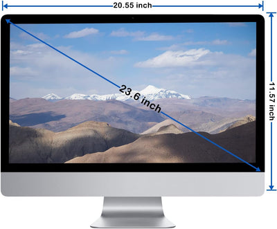 MOSISO 23,6 Zoll Computer Privatsphäre Bildschirmfilter für Diagonale 16:9 Seitenverhältnis Breitbil