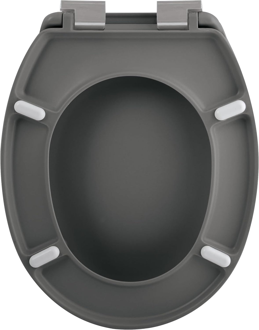 spirella Premium Toilettendeckel oval Klodeckel mit matten Finish und Softclose Absenkautomatik. Ant