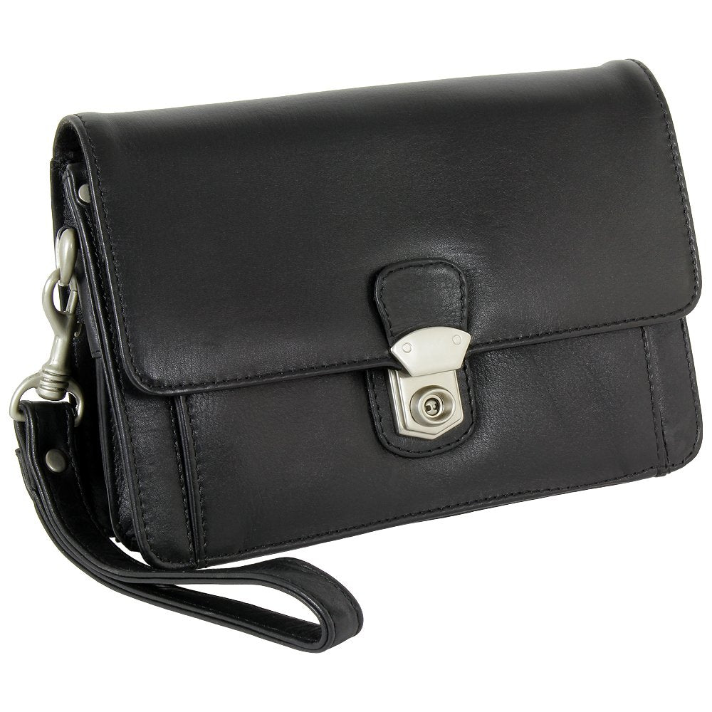 Branco Business Herren Handgelenktasche Herrentasche Tasche schwarz | braun | natur Leder - sehr hoc