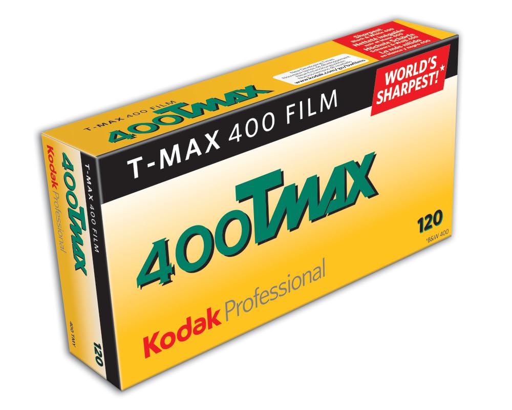 KODAK T-Max 400-120 Rollfilm (Monochrom) TMY 120 T-Max 400 gelb 1-Pack, 1-Pack