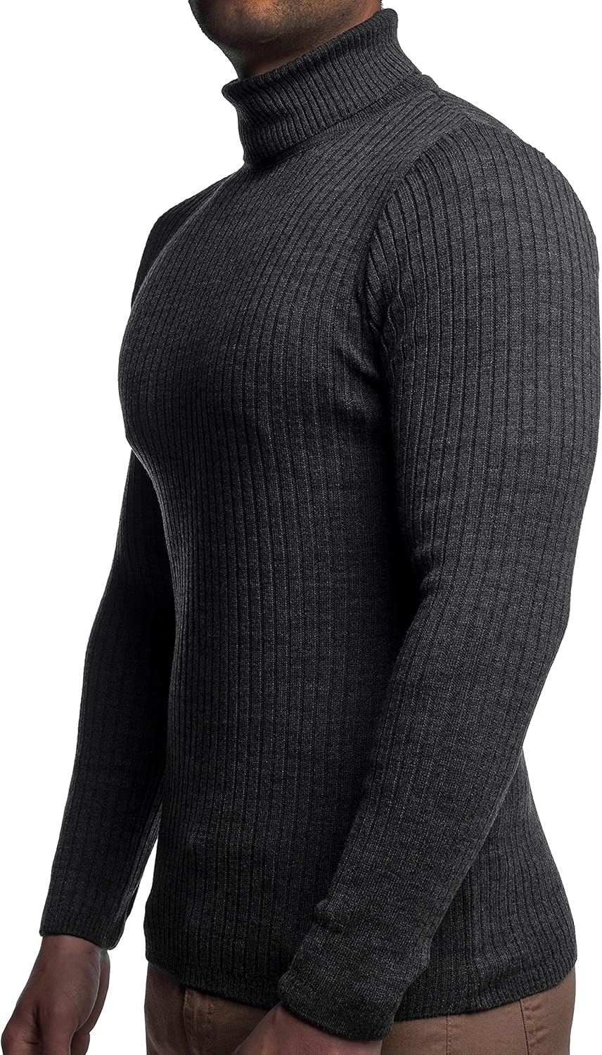 Karl´s People Herren Rollkragen-Pullover Herren Rolli S-5 XL • Rollkragenpullover für Herren mit Str