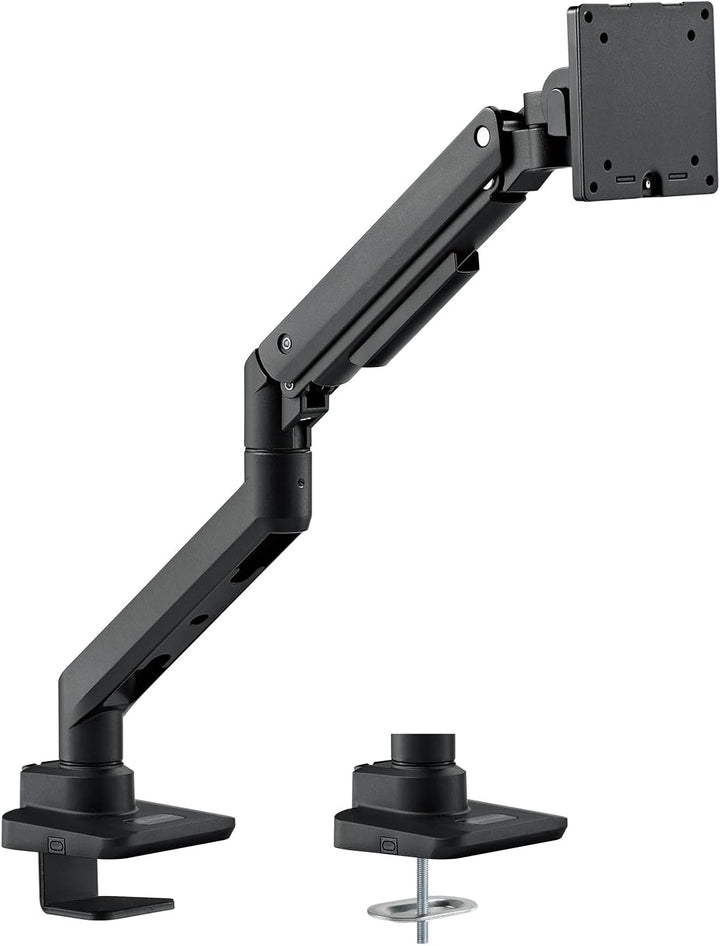 Silverstone ARM14B- Monitorarm für einzelnen Monitor mit Hochleistungs-Gasfederdesign und vielseitig