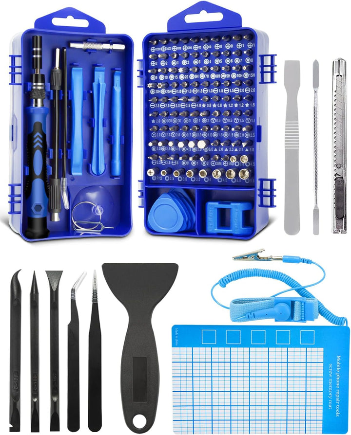 Eventronic 132 in 1 Schraubendreher Set Feinmechanik, Mini Feinmechaniker Werkzeug Set, Werkzeug Set
