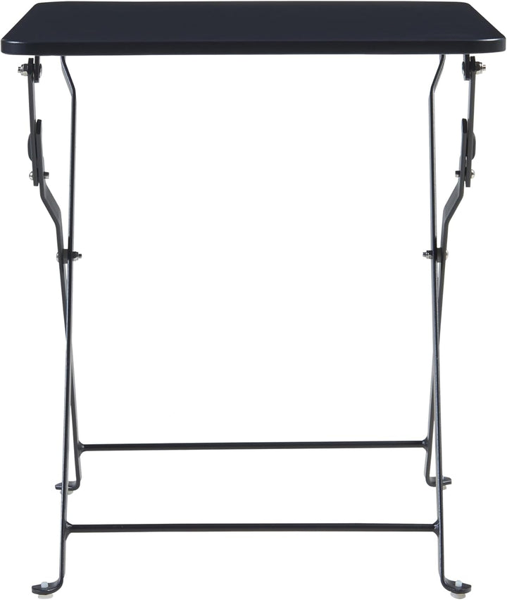 [en.casa] Campingtisch Vegårshei Klapptisch Gartentisch Stahl klappbar quadratisch Outdoor-Tisch fal