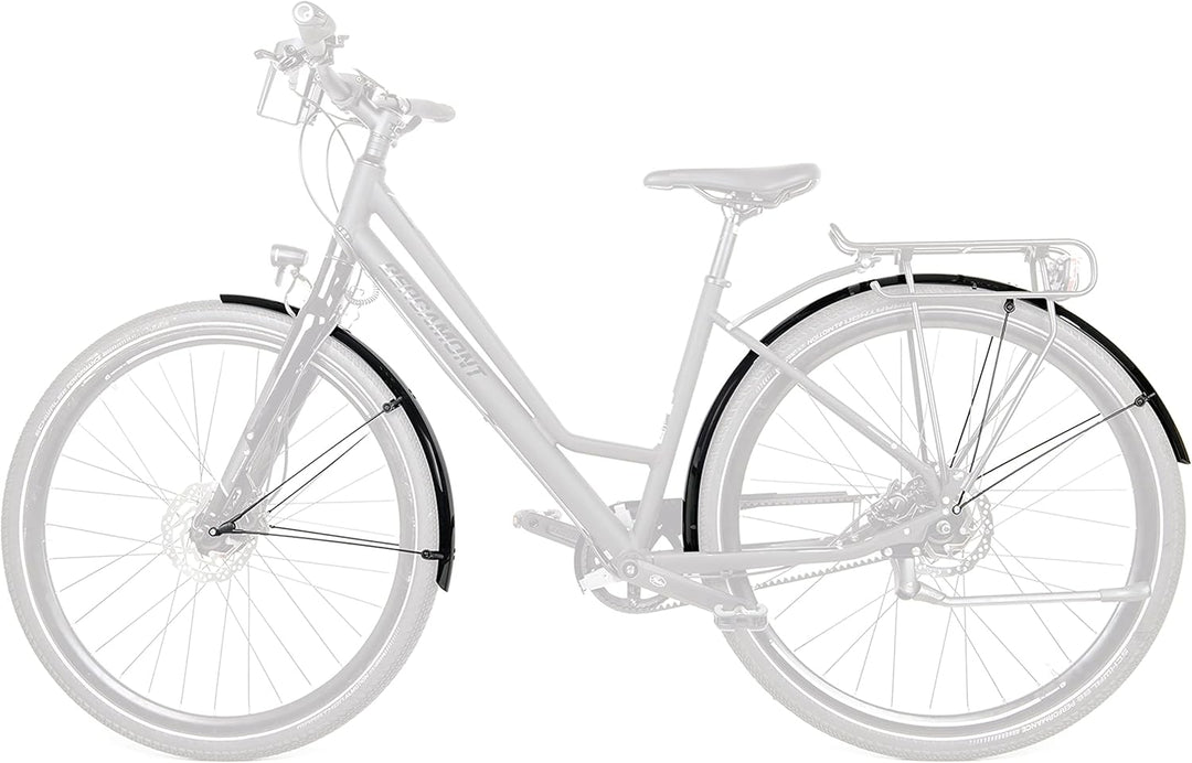 SKS GERMANY BLUEMELS Basic Schutzblech-Set 20"-29" (Fahrrad-Spritzschutz in verschiedenen Grössen, a