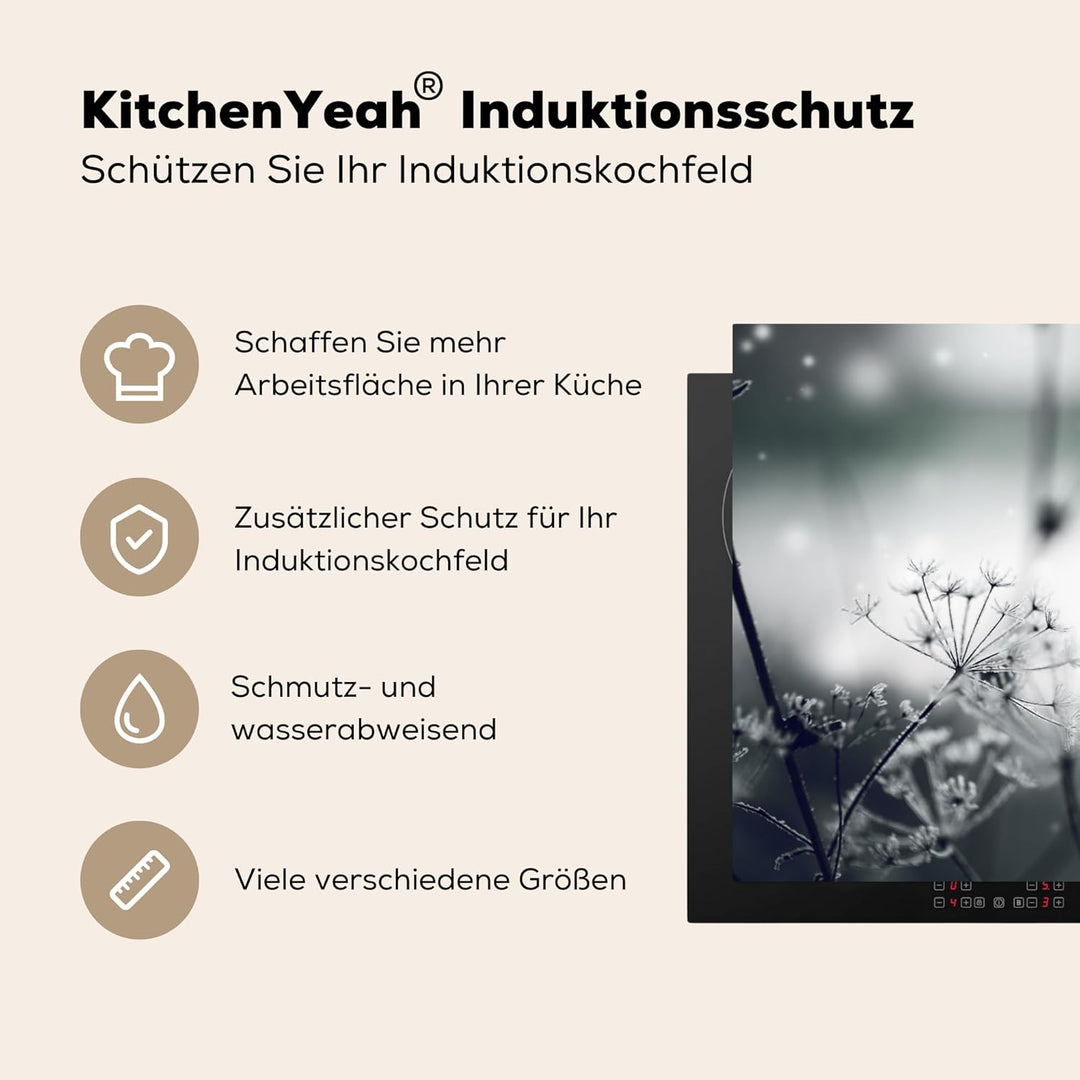 Herdabdeckplatte Einteilig Herdabdeckung Abdeckplatte für Ceranfeld Abdeckung Induktionskochfeld Auf