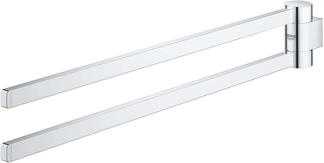 Grohe 41063000 Selection | Accessoires-Wannengriff | supersteel | 41064DC0 Chrom Handtuchhalter, sch