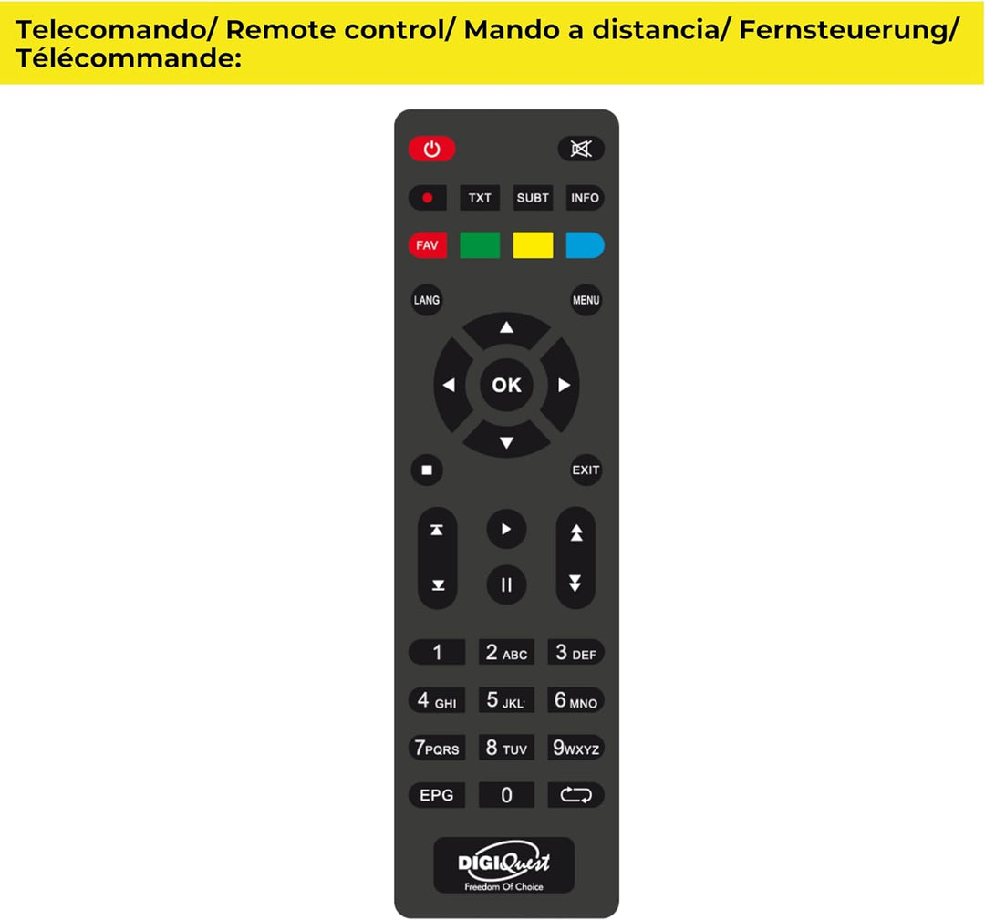Digiquest 6420 CS Digital SAT Receiver Conax Cardreader