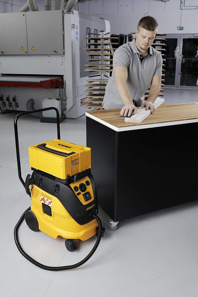 Mirka Roundy Handschleifblock mit Klett und Absaugung / Schleifklotz für Ø 150mm Klett Schleifscheib