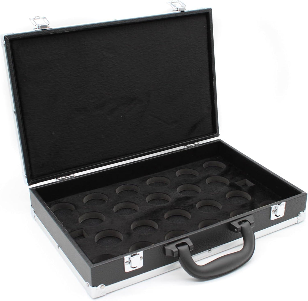BILMAG Billard Zubehör Billardkugel Koffer Ballkoffer für 22 Kugeln, Snooker, 52,4mm