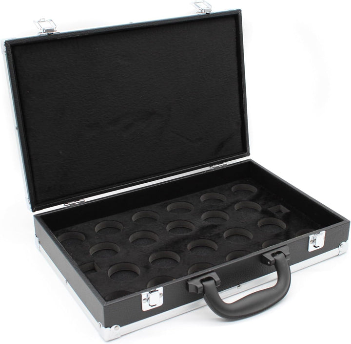 BILMAG Billard Zubehör Billardkugel Koffer Ballkoffer für 22 Kugeln, Snooker, 52,4mm