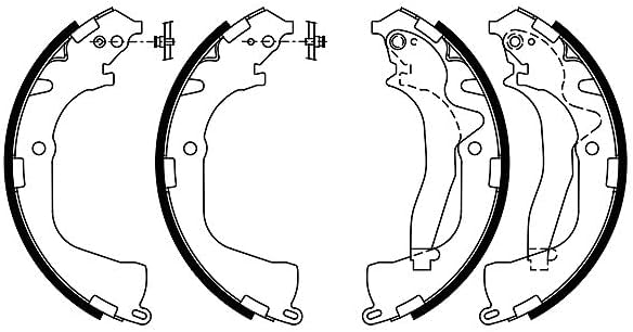 BOSCH 0 986 487 955 Bremsbacken und Zubehör