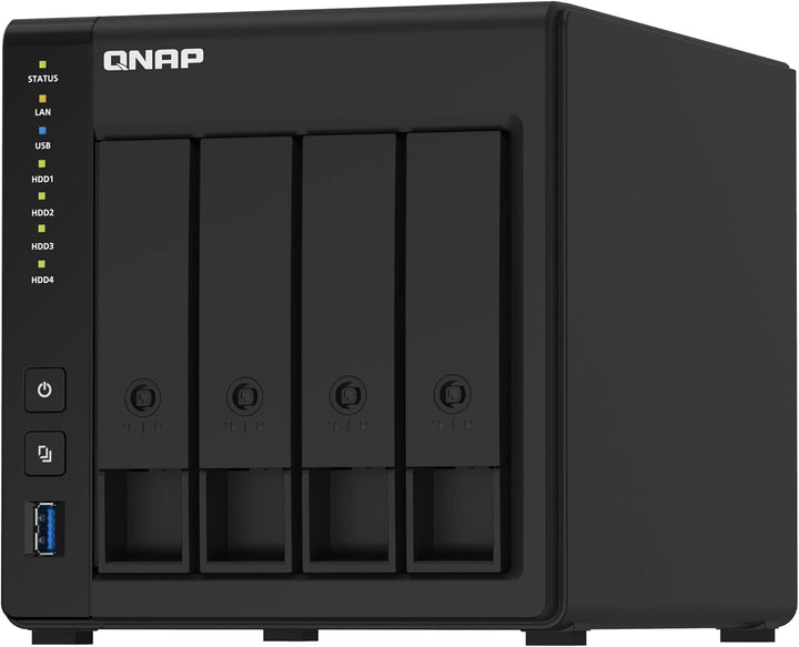 QNAP TS-451D2 NAS Tower Ethernet LAN Schwarz J4025