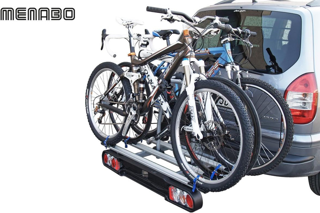 Menabo Race 3 Fahrradheckträger (AHK) für 3 Fahrräder