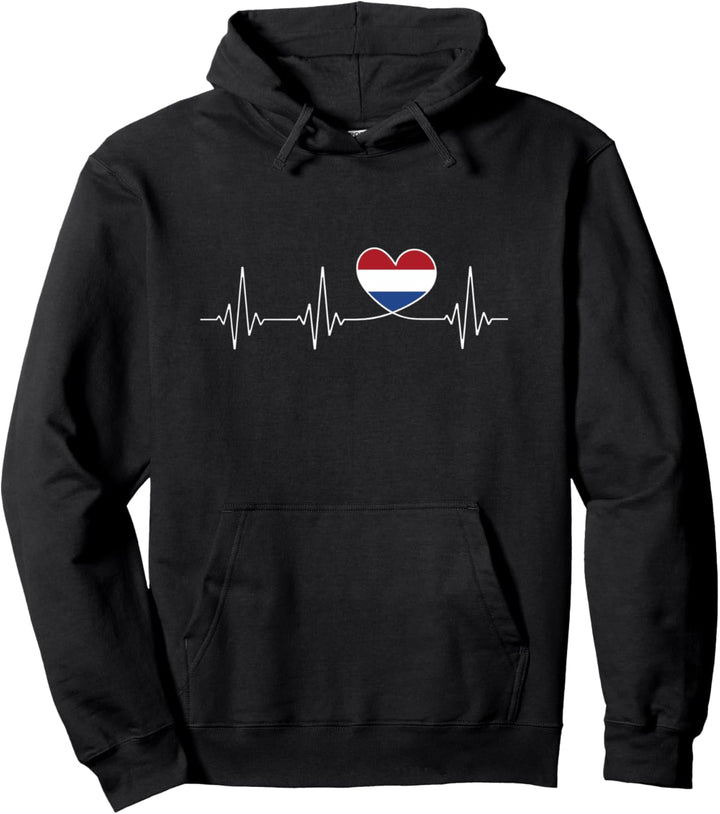 Nederland Liebe und niederländische Flagge mit Herz Holland Pullover Hoodie