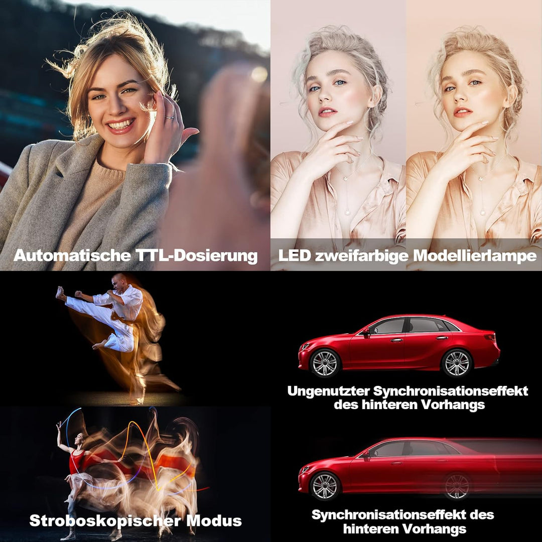 GODOX Blue AD100Pro it Strobe Light Photography,100Ws 2.4G Wireless HSS 1/8000s Outdoor Flash Light,