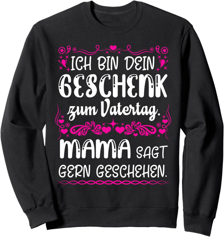 Vater Tochter Vatertag Papa Himmelfahrt Tochteroutfit Sweatshirt