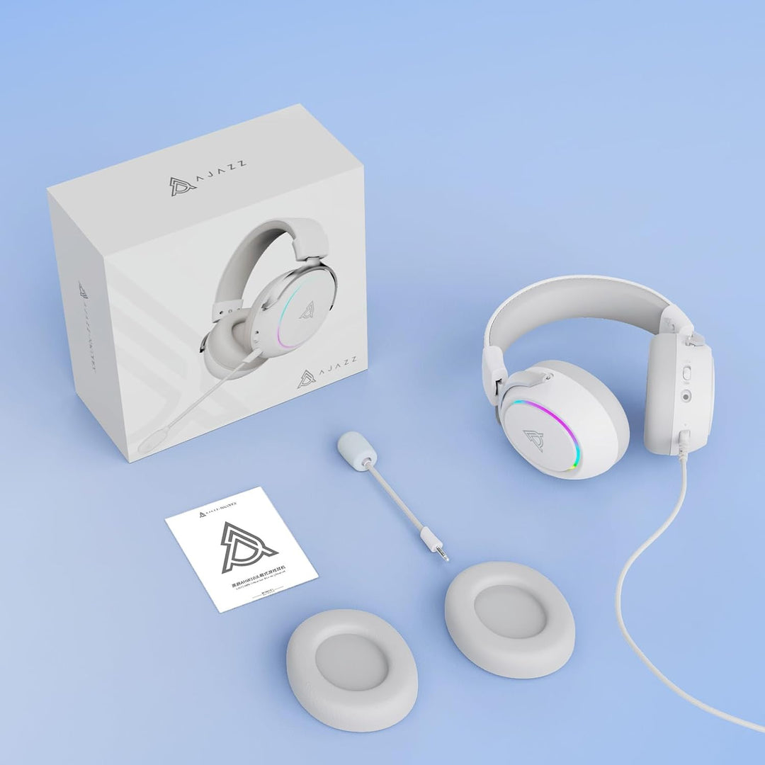 nacodex AJAZZ AHW10 Wired Gaming Headset with Detachable Microphone, DTS Headphone:X 7.1 Surround So